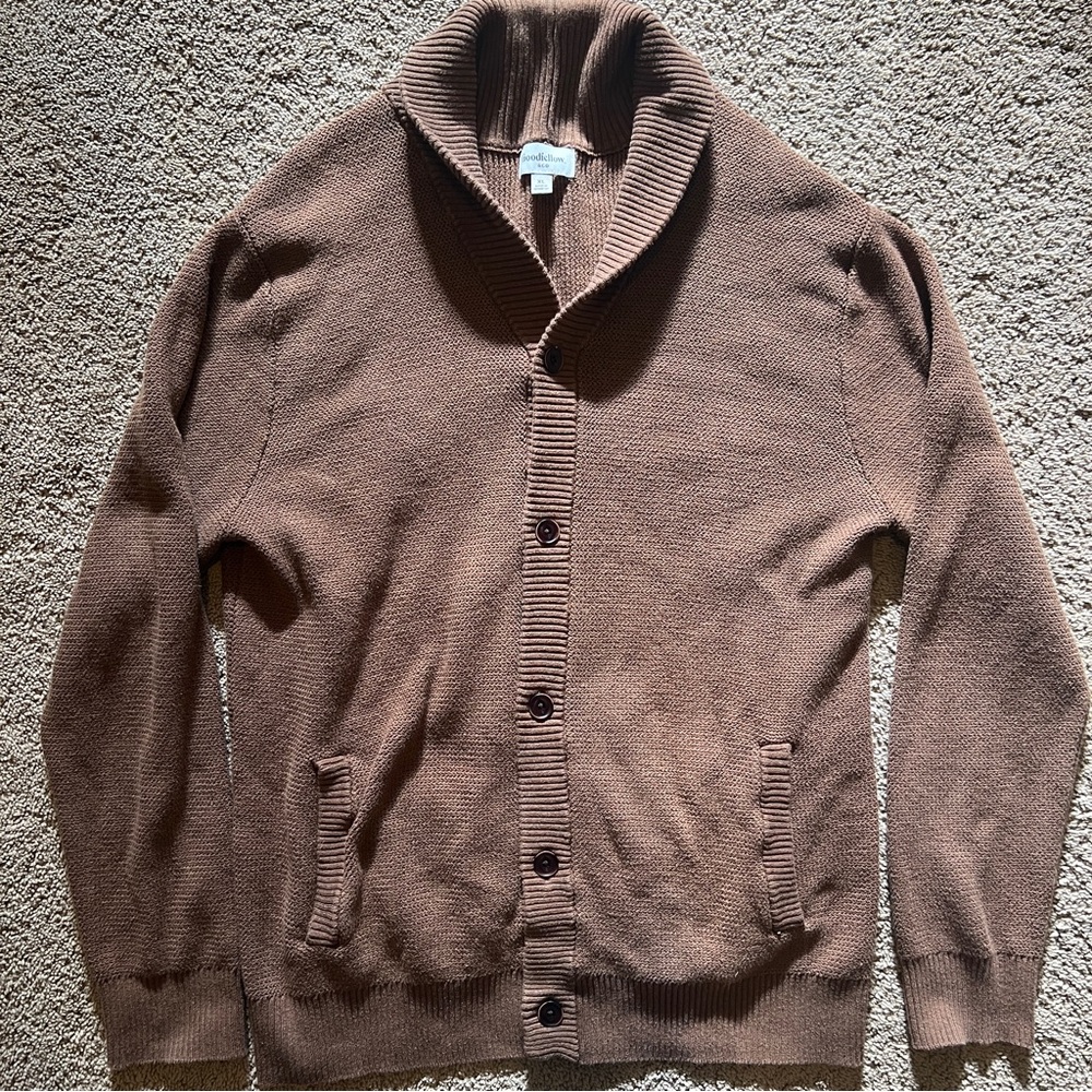 Men's Shawl Collar Cardigan